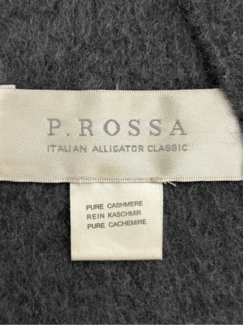charcoal gray P. Rossa 